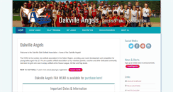 Desktop Screenshot of oakvilleangels.com
